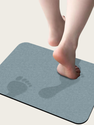 Diatom Mud Soft Rubber Bath Mat