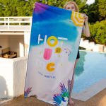 Double-Sided Plush Beach Towel