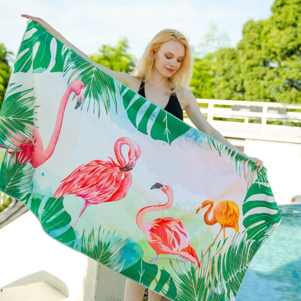 Double-Sided Plush Beach Towel