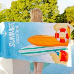Double-Sided Plush Beach Towel