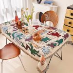 French Linen Cotton Fringe Tablecloth