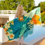 Double-Sided Plush Beach Towel