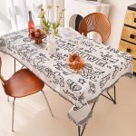 French Linen Cotton Fringe Tablecloth