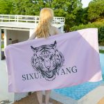 Double-Sided Plush Beach Towel