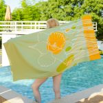 Double-Sided Plush Beach Towel